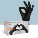 Latex Handschuh Style Black100pcs M