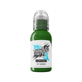 World Famous Limitless Tattoo Ink - Ivy Green 30ml