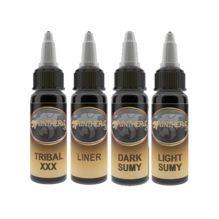 Panthera Ink Essential Black Set 4x30ml